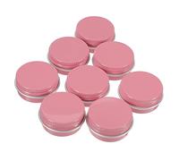 Lurrose 4 Set Di Barattoli Per Candele Per La Fabbricazione Di Candele Contenitore Per Crema in Scatola Da Tè in Alluminio Coperchio Barattoli Sigillati Con Cera Sfusa 8 Pezzi * 4