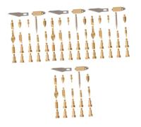 Lurrose 4 Set Lama per Incisione Pirografica Falegnameria Utensili Accessori per Pirografia Macchina in Fiamme Bruciatore Suggerimenti per La Sostituzione Pennini A Legna 22 Pezzi * 4