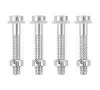 Lurrose 4 viti di montaggio per testina fonografica: ferramenta micrometrica per testine audio - Parti di ricambio per giradischi