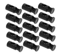 Lurrose 40 pezzi Fermaglio Molla per Bandiera da Giardino Nero Fermabandiera Antivento Resistenti per Aste da Giardino Accessori Esterni per Fissaggio Sicuro di Fermagli per Bandierine