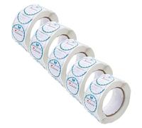 Lurrose 5 Etichette Rotonde Fatte Mano Stickers per Conserve per Piccole Attività e Decorazioni Creative Design Unico e Versatile Garantita con Adesivo Forte
