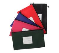 Lurrose 5 Pezzi Buste Portabanconote con Zip Pelle PU Resistenti Organizer Ricevute con Portadocumenti Multifunzionale per Carte Fatture e Cancelleria per