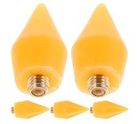 Lurrose 5 Pezzi Dotting Pen For Nail Art, Rhinestone Picker Pencil, Nail Art Wax Tips Giallo, per Rhinestones, Decorazioni e DIY Crafts, senza Strumenti Aggiuntivi