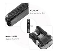 Lurrose 5 Pezzi Mini Spillatrice Portatile con per Carta Antiscivolo Dispenser Tascabile con Ricariche per Documenti e File Blocca Saldamente per Ufficio e Scuola