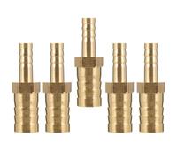 Lurrose 5 Pezzi Raccordo Gas in Ottone Resistente alla Corrosione Ugello Pagoda Adattatore Giunto Tubo Diametri Diversi Facile Installazione e Manutenzione per Cucina e Bombola Gas