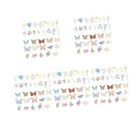 Lurrose 5 Set Adesivi per Animali Domestici Adesivi Conto Mano Lettere Mini Lettera Carta Scrapbooking Craft Adesivi Estetici Adesivi Fai da Te Conto Mano L'animale Domestico 60 Pezzi * 5