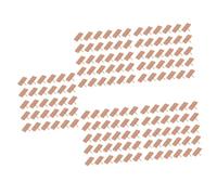 Lurrose 5 Set Borchie Di Mobili Sotto Cursori Per Mobili in Legno Duro Scorrevole Protettore Scivoli Per Mobili I Mobili Adesivi Scivolano Le Cucine Plastica Marrone Chiaro 30 Pezzi*5