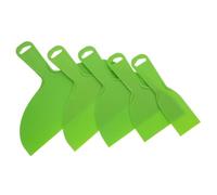 Lurrose 5 Set Lama da cucire raschietto per rattoppi raschietto per pittura raschietto flessibile per vernice strumento raschietto per cartongesso tavolozza pittorica addominali Verde