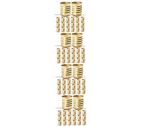 Lurrose 5 Set Porta Della Lampada Testa Lampada Piccolo Supporto Bulbo Prese Presa E10 Mini Guidato Leggero Base Portalampada Portalampada Basi Rame Golden 50 Pezzi*5