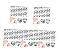 Lurrose 5 Set Porta Spille A Molla Argento Set da 30 Grilletto Interruttore ASSE Moschettone Portafogli Uomo Spille del Distintivo Posteriore delle Spille Lega di Zinco 30 Pezzi * 5