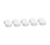 Lurrose 5 Set Staffa Emisferica Telecamera Di Sicurezza Interna Porta Filo Elettrico Base Per Telecamera Di Sicurezza Supporto Per Telecamera Di Sicurezza Plastica Bianca 2 Pezzi * 5