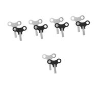 Lurrose 5 Set Tasto dello Strumento Clockwork Sostituzione Attrezzo Robusti Caricatori di Orologi Chiave di Carica Dell'orologio A Pendolo Tasti Dell'orologio Durevoli Acciaio 2 Pezzi*5