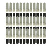 Lurrose 50 Pezzi Cuscinetti Assorbisudore Monouso per Cappello, Strisce Assorbenti Non Tessuto, Nero, Invisibili e Adesivi, per Colletto e Cappello Liner, per Camicie -shirt