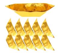 Lurrose 500 pezzi di di carta d'oro: di carta d'oro fatti a mano per offerte sacrificali - Forniture per il culto del festival di Qingming per giochi di ruolo culturali