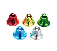 Lurrose 50pezzi Campanellini Colorati Per Fai Da Te Mini Campane Per Decorazioni Natalizie Giochi Per Uccelli e Pendenti Per Ghirlande Blu