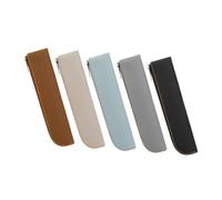 Lurrose 5pezzi Astuccio Grande Capacità Cerniera Per Scuola e Ufficio Organizer Cancelleria in Pelle Pu Astuccio Portapenne Multifunzionale