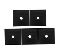 Lurrose 5pezzi Coprifornelli Gas in Ptfe Rivestimenti Per Resistenti Al Protezione Per Da Cucina Coprifornelli Gas Per Pulizia Facile Protezione Per Lavabile in Lavastoviglie