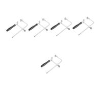 Lurrose 5pezzi Seghetto per Gioiellieri U-Shape Stabile Strumento Multi- per Lavorazione del Legno e Creazione Precisione nella Finitura