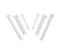 Lurrose 6 Mini Pilastri Romani in Plastica per Miniature da Giardino e Tavolo di Sabbia Fai da Te, Colonne Romane Resistenti Alte 3.5-6 Cm per Decorazioni, Sculture e Modellismo Casa