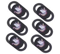 Lurrose 6 Pezzi Copertura Webcam Unicorn Protezione Privacy Ultra Sottile per Laptop e Smartphone Hacking e Peeping Facile Usare e Portatile Adatta Computer e Tablet