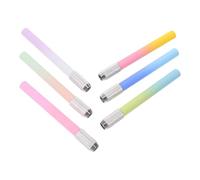 Lurrose 6 Pezzi Estensore per Matite in Plastica Ergonomico Resistente All'usura, Prolunga la Vita della Matita, Adatto e Ufficio, per Schizzi All'aperto e Uso Domestico