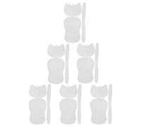 Lurrose 6 Pezzi Fogli Rete Plastica per Borse Fai da Te, Griglia Traforata Trasparente Tagliabile per Cucito, Ricamo e Uncinetto, Accessorio per Lavori a Maglia e Intrecci, per Creazioni