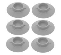 Lurrose 6pezzi Cuscinetti Antivibranti per Lavatrice Tappetini in Gomma per Lavatrice Assorbitori di Vibrazioni Cuscinetti Antivibranti per Piedini Riduzione del Rumore e Protezione