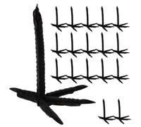 Lurrose 70 Pezzi di Zampe di Corvo simulate: Artigli in plastica Nera da 5 cm - Accessori per abbellire Animali di Peluche e Decorazioni di Halloween a Tema Corvo per Feste e progetti creativi.