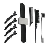 Lurrose 8 pettini per mèches - Porta forcine magnetico, fermagli per capelli grandi e spazzola - Strumenti professionali per parrucchiere, e per lo styling a casa