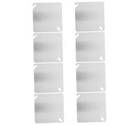 Lurrose 8 Pezzi Square Electrical Box Cover Plate Metal Sealed Junction Box Panel Easy Installation And Accurate Fit For Safe Electric Outlet Protection