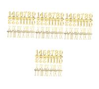 Lurrose 8 Set Di Orologi Da Parete in Plastica Con Numeri Romani