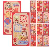 Lurrose 90 buste rosse per il capodanno cinese 2026, anno del cavallo Hong Bao, buste portafortuna, pacchetti rossi Lai See per la festa di, matrimoni, compleanni