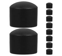 Lurrose Accessori per Calcio Balilla 10 Pezzi Tappi per Tubi Neri 15,8 MM Coperture per Aste Protezioni per Punte in Plastica per Biliardino da Tavolo