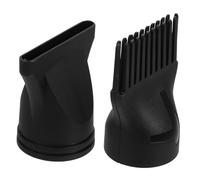Lurrose Accessorio per Asciugacapelli 2 Pezzi Ugello a Pettine e Concentratore Stretto, Materiale Resistente al Calore, Compatibile per Styling Chioma Professionale e Uso Domestico