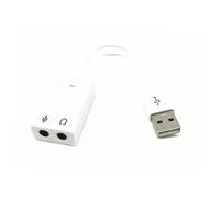 Lurrose Adattatore Audio USB Virtuale con LED Compatibile con Laptop e Notebook Driver