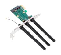 Lurrose Adattatore per Schede Wireless per Desktop Doppia Upgrade Della Stabile e Veloce Facile Installazione e Materiali Pcb Durevoli per Prestazioni Efficienti