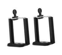 Lurrose Adattatore Treppiede Per Telefono Clip Regolabile Da 5,5 a 8,5 Mm, Supporto Per Selfie Smartphone, Set 2 Pezzi in Plastica e Metallo Per Uso Fotografico