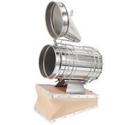 Lurrose Affumicatore per Apicoltura in Acciaio Resistente per Alveari Strumento Pratico per Ispezione e Raccolta Sostituibile per Tecniche di Apicoltura Professionale