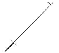 Lurrose Attizzatoio in Acciaio Pinze per Braciere Manico Lungo Pratico Attizzatoio per Stufa Attrezzo per Fuoco per Campeggio e Barbecue all Aperto