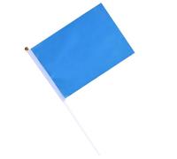 Lurrose Bandierine da Mano Quadrate per Feste e Celebrazioni 50 Pezzi, Bandierine Monocolore Leggere e Portatili, per Decorazioni Esterne e Eventi