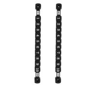 Lurrose Barra Segnapunti per Calcio Balilla in Plastica Nera, Set 2 Pezzi, Segnapunti Durevoli Ergonomici per Giochi da Tavolo e Sportivi, Accessori per Partita di Calcio Balilla