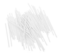 Lurrose Bastoncini per Lecca-Lecca in Carta 100 Pezzi, Bastoncini per Dolci Fai da Te, Dimensioni 7,6X0,3 CM, per Preparare Soda Caramellata, Torte e Gelati, Uso per Feste