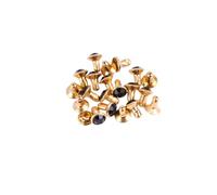 Lurrose Borchie di Colorati 6mm in Metallo 100 per Accessori e Decorazione di Collane e Stand Handmade
