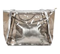 Lurrose Borsa a Mano con Zip con Lettere Stampate in PVC Trasparente | Design Versatile e Vivace, per Spiaggia e Controlli allo Stadio, Stile Giovane e Pratico
