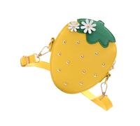 Lurrose Borsa Tracolla lo Shopping per Ragazze a Forma di Fragola in Pu come Regalo Cinghia Regolabile, Piccola alla Moda per Ragazzo Ragazza