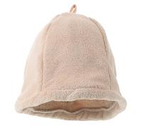 Lurrose Cappello da Sauna per Uomo E Donna - Protezione dal Calore per Sauna, Bagno Turco, Morbido E Confortevole - Utilizzo Durante Sessioni di Terapia con Stanza Calda (Cachi)