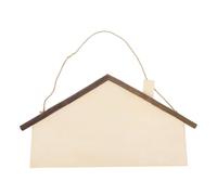 Lurrose Cartello in Legno Grezzo Fai da Te da Appendere Cordino, Targa in Legno Non Finito per Decorazioni Casa, Bacheca Vuota Rettangolare per Pirografia e Artigianato Creativo