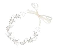 Lurrose Cerchietto per Decorazione Chioma Accessorio in Lega Cristalli in Argento e Fotografia per Chioma da Sposa in Occasioni Speciali