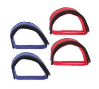 Lurrose Cinghie Compatibilità per Pedali da Bicicletta in Nailon 4 Pezzi Chiusura Hook And Loop Regolabili per Ciclismo e Allenamenti Fitness Sicuri