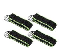 Lurrose Cinghie per Altalene ad Alta Resistenza 32Mm Doppio Strato 26Cm 4 Pezzi per Sospensione Amache da Esterno e Parco Giochi Corda per Appendere Altalena su Albero Resistente alle